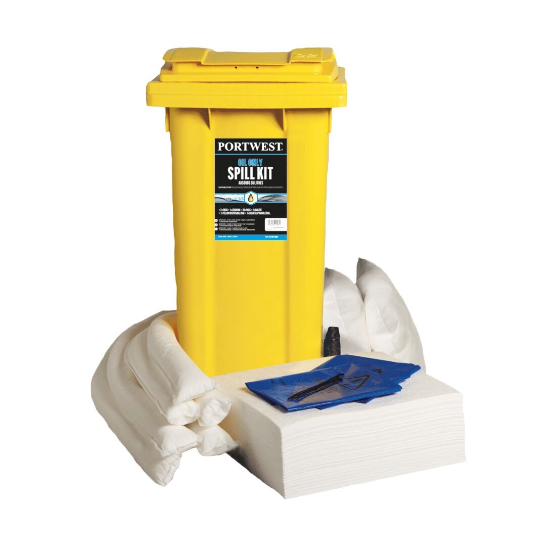 120 litrų naftos produktų surinkimo rinkinys Portwest SM63 1 120 litrų naftos produktų surinkimo rinkinys Portwest SM63 1