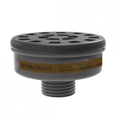 A2 dujų filtras su universalia  jungtimi Portwest P906 1
