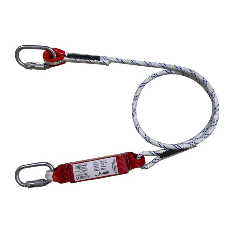 Absorberis, savisaugos virvė, užsukami karabinai 0PR-EAL10171 BoSafety 2XAZ011 Absorberis, savisaugos virvė, užsukami karabinai 0PR-EAL10171 BoSafety 2XAZ011