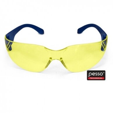 Apsauginiai akiniai Pesso ASCRACKG , geltoni