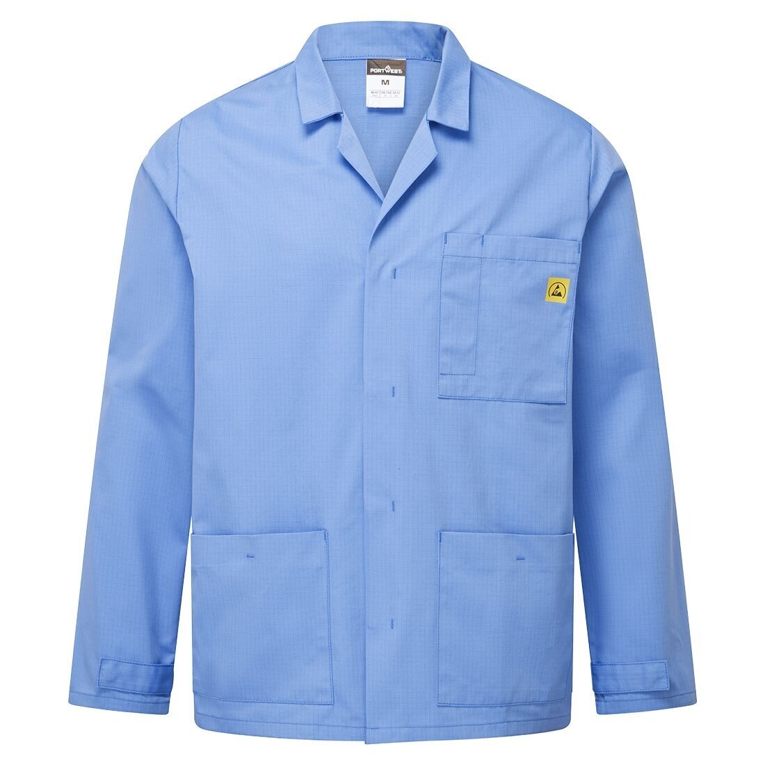 Antistatinis ESD PORTWEST AS18 laboratorinis chalatas 12 Antistatinis ESD PORTWEST AS18 laboratorinis chalatas 12