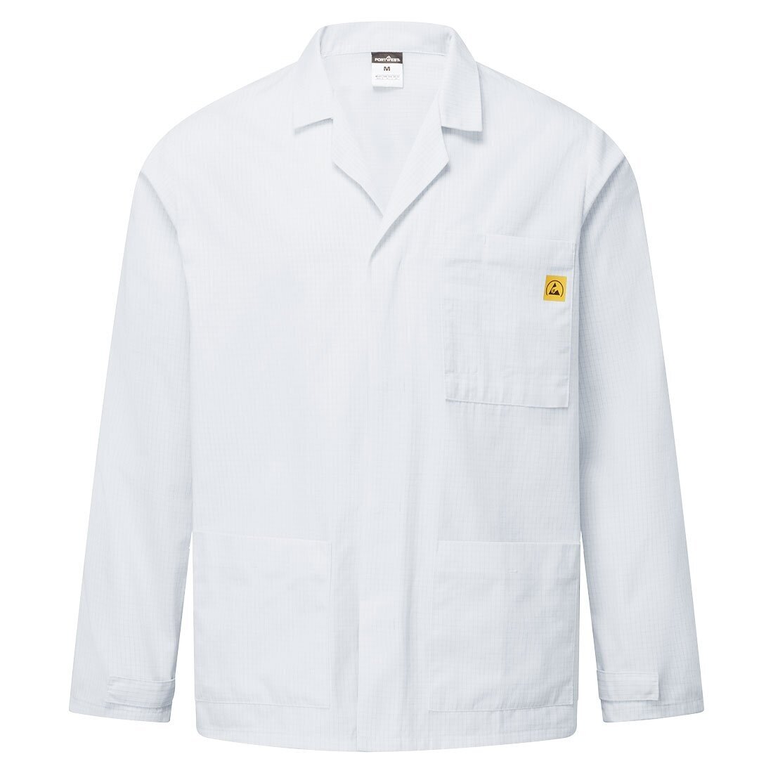 Antistatinis ESD PORTWEST AS18 laboratorinis chalatas 18