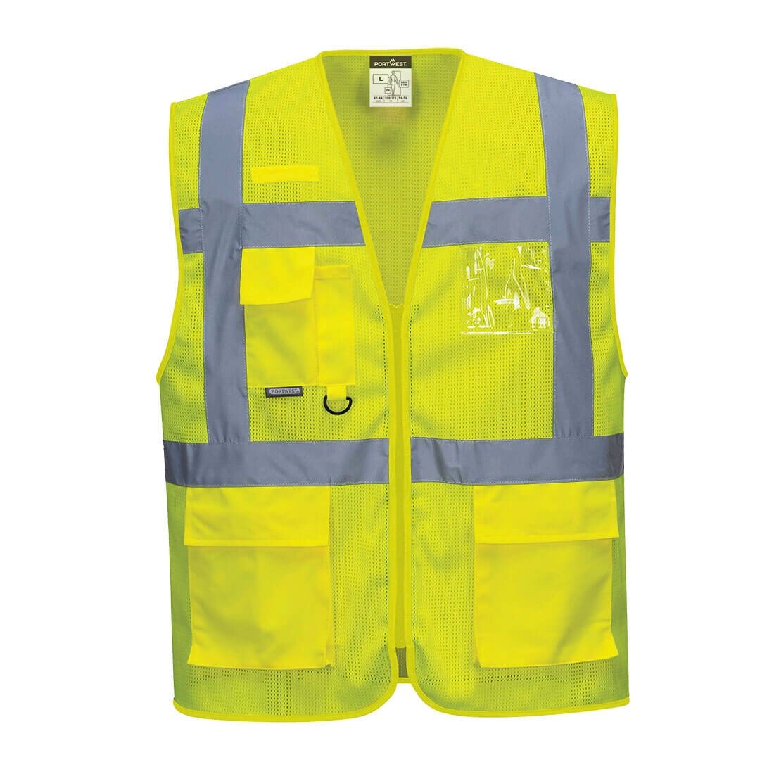 Tinklinės medžiagos PORTWEST C376 vadovo liemenė 11 Tinklinės medžiagos PORTWEST C376 vadovo liemenė 11