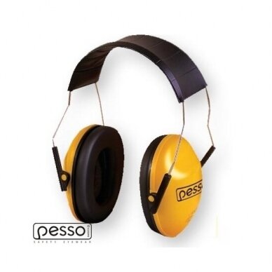 Apsauginės Pesso A519 ausinės su metaliniu lankeliu per galvą Pesso