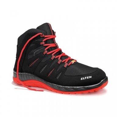 Batai ELTEN Maddox Black Red Mid ESD S3 SRC, juodi/raudoni
