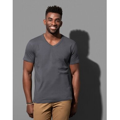 Vyriški Stedman ST9010 marškinėliai su v formos kaklu 1
