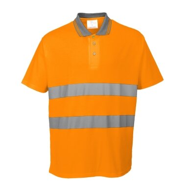 Polo marškinėliai PORTWEST S171, su kontrastine kitos spalvos apykakle