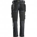 Darbinės kelnės iš tampraus audinio, su kabančiomis kišenėmis SNICKERS WORKWEAR AllroundWork, pilka