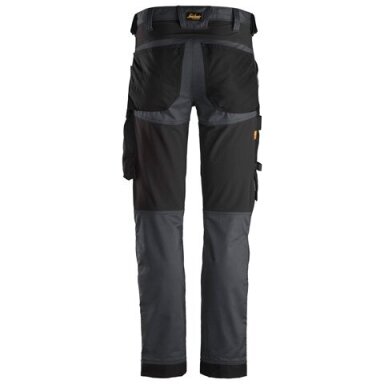 Darbinės SNICKERS WORKWEAR AllroundWork 6341 kelnės iš tampraus audinio, tamsiai pilkos