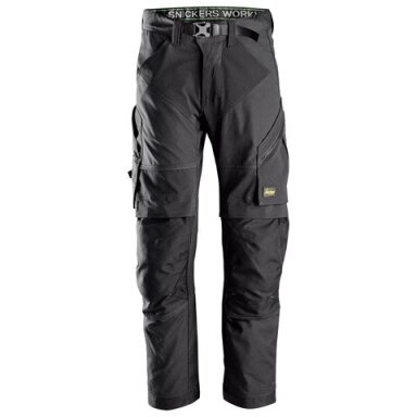 Darbinės SNICKERS WORKWEAR FlexiWork 6903 kelnės, juodos