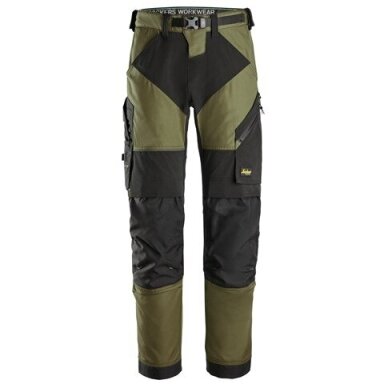 Darbinės SNICKERS WORKWEAR FlexiWork 6903 kelnės, khaki