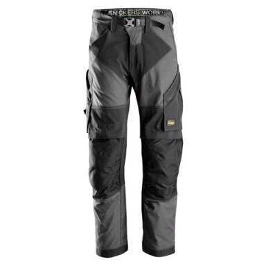 Darbinės SNICKERS WORKWEAR FlexiWork 6903 kelnės, tamsiai pilkos