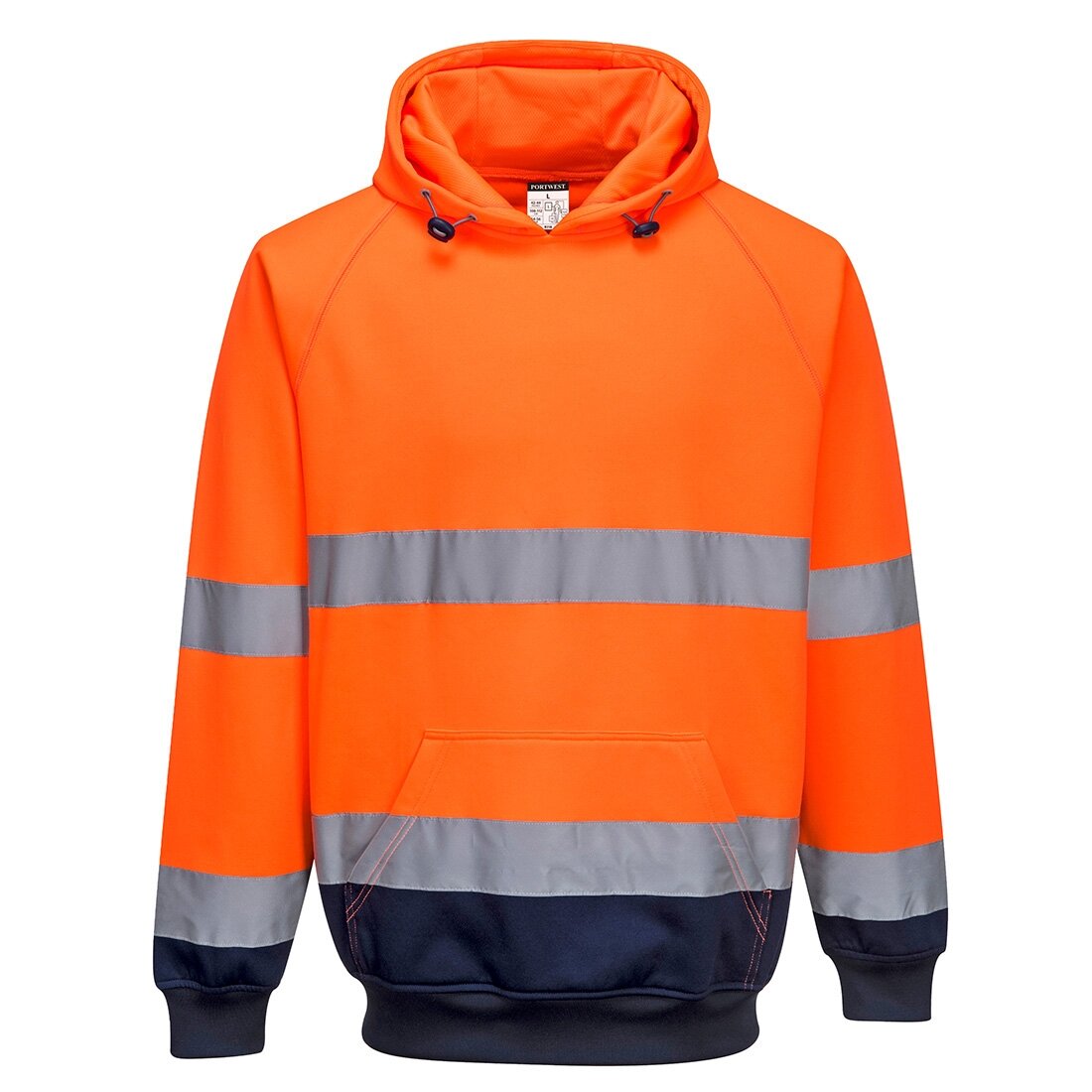 Dviejų spalvų bliuzonas su gobtuvu PORTWEST B316 6 Dviejų spalvų bliuzonas su gobtuvu PORTWEST B316 6