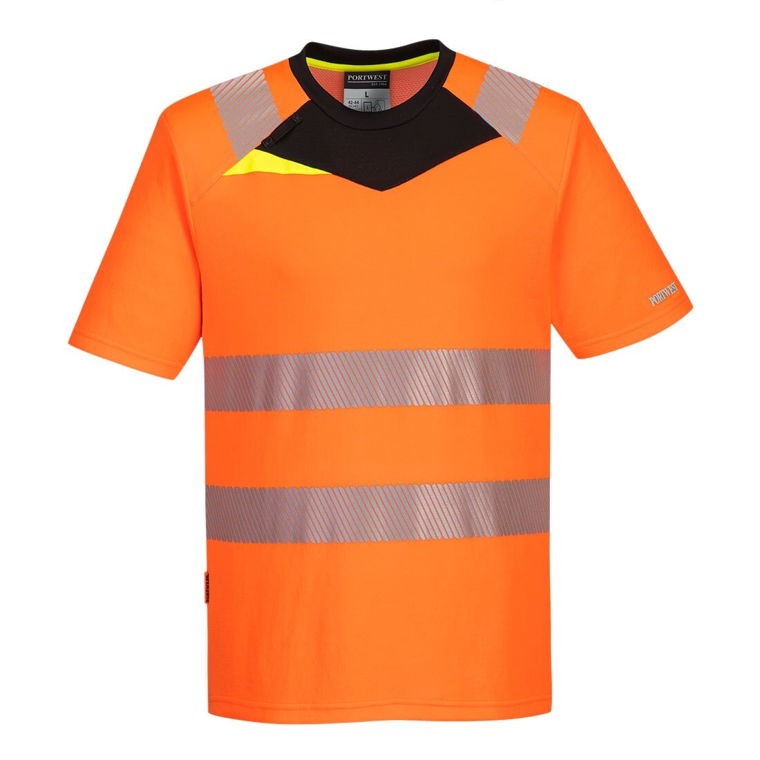 Gero matomumo PORTWEST DX413 sportiniai marškinėliai trumpomis rankovėmis 12 Gero matomumo PORTWEST DX413 sportiniai marškinėliai trumpomis rankovėmis 12