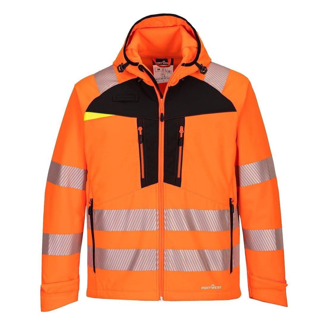 Gero matomumo vėjui ir vandeniui atspari PORTWEST DX475 Softshell striukė 20 Gero matomumo vėjui ir vandeniui atspari PORTWEST DX475 Softshell striukė 20