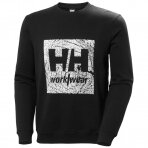 Džemperis HELLY HANSEN Graphic Sweatshirt, juodas