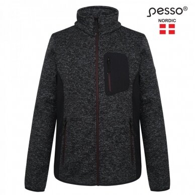 Džemperis Fleece Pesso  FLORENCE,pilkas 1