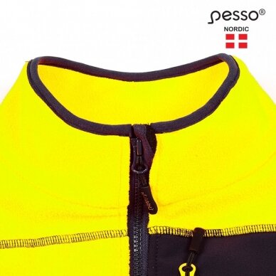 Džemperis Fleece Pesso FL02G geltonas/mėlynas 4 Džemperis Fleece Pesso FL02G geltonas/mėlynas 4