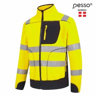 Džemperis Fleece Pesso FL02G geltonas/mėlynas 2