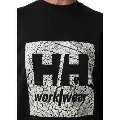 Džemperis HELLY HANSEN Graphic Sweatshirt, juodas 4