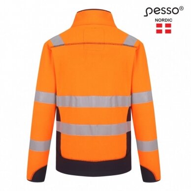 Džemperis Pesso FL02OR Fleece oranžinis, mėlynas 2