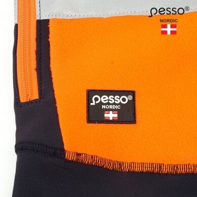 Džemperis Pesso FL02OR Fleece oranžinis, mėlynas 5