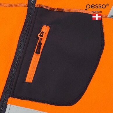 Džemperis Pesso FL02OR Fleece oranžinis, mėlynas 9
