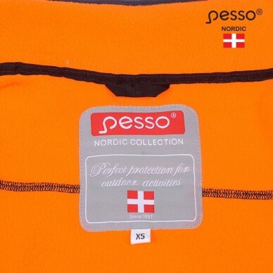 Džemperis Pesso FL02OR Fleece oranžinis, mėlynas 11