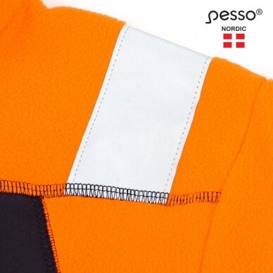 Džemperis Pesso FL02OR Fleece oranžinis, mėlynas 10