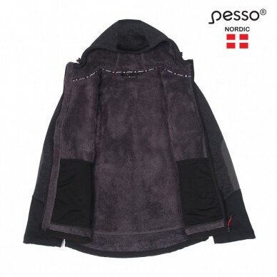 Pašiltintas Pesso OREGON džemperis, pilkas/juodas 2