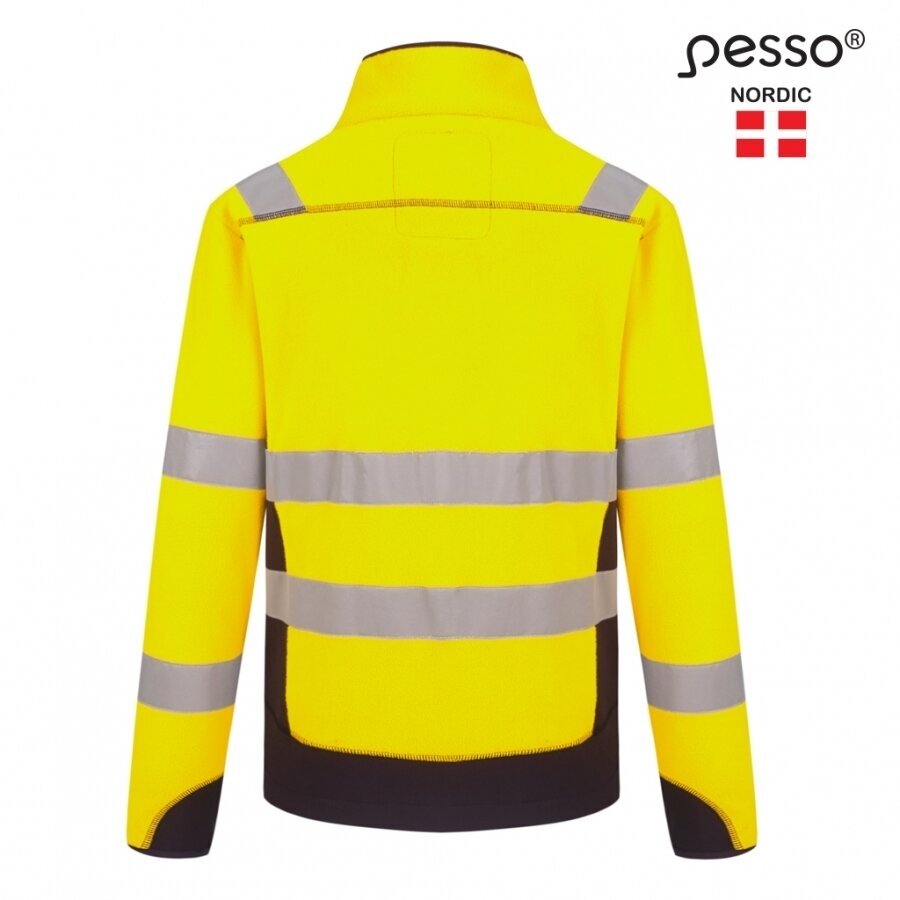 Džemperis Fleece Pesso FL02G geltonas/mėlynas 3 Džemperis Fleece Pesso FL02G geltonas/mėlynas 3