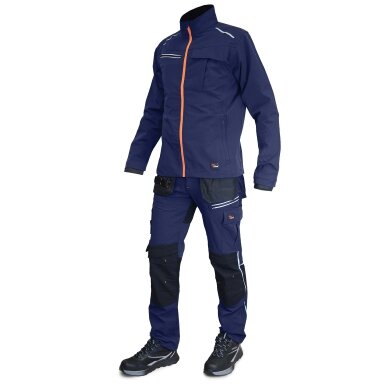 Elastingos darbo kelnės su nusegamomis kišenėmis CROSS STRETCH