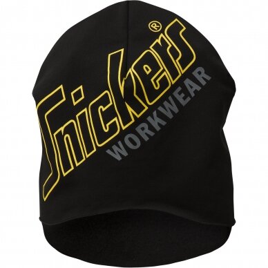 Elastinga fliso kepurė su užrašu FlexiWork SNICKERS WORKWEAR