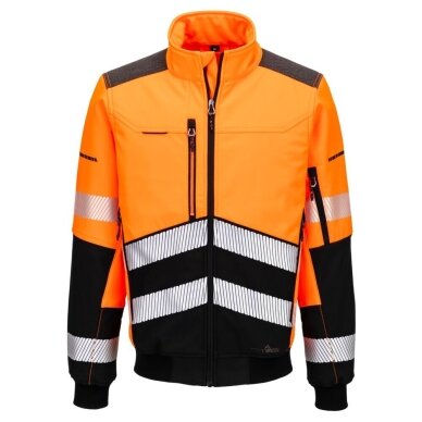 Gero matomumo PORTWEST EV468 Softshell Bomber striukė 3