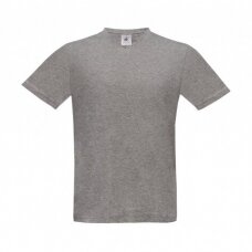 Vyriški medvilniniai B&C TU006 marškinėliai su V formos iškirpte