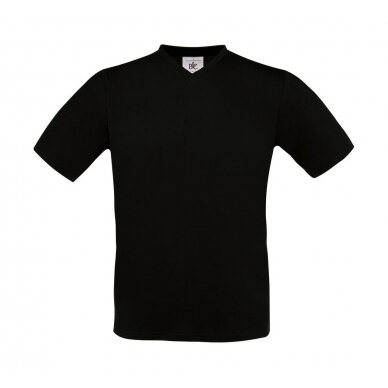 Vyriški medvilniniai B&C TU006 marškinėliai su V formos iškirpte 8
