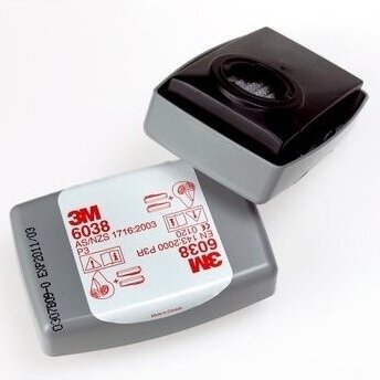 Filtrai 3M-6038 P3 nuo kietųjų ir skystųjų dalelių Filtrai 3M-6038 P3 nuo kietųjų ir skystųjų dalelių