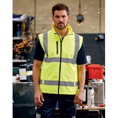 Gero matomumo YOKO HV006 Softshell darbo liemenė Gero matomumo YOKO HV006 Softshell darbo liemenė