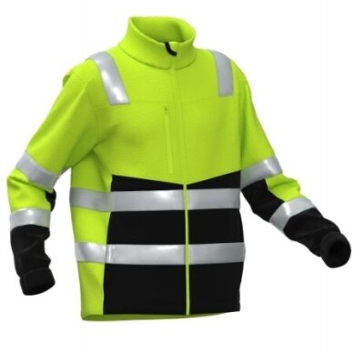 Flisinis FLEECE-FIT-C2-0402 džemperis su atšvaitinėmis juostomis Hi-vis detalėmis ir paaukštinta apykakle 1 Flisinis FLEECE-FIT-C2-0402 džemperis su atšvaitinėmis juostomis Hi-vis detalėmis ir paaukštinta apykakle 1