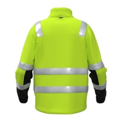 Flisinis FLEECE-FIT-C2-0402 džemperis su atšvaitinėmis juostomis Hi-vis detalėmis ir paaukštinta apykakle 3 Flisinis FLEECE-FIT-C2-0402 džemperis su atšvaitinėmis juostomis Hi-vis detalėmis ir paaukštinta apykakle 3