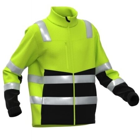 Flisinis FLEECE-FIT-C2-0402 džemperis su atšvaitinėmis juostomis Hi-vis detalėmis ir paaukštinta apykakle 1 Flisinis FLEECE-FIT-C2-0402 džemperis su atšvaitinėmis juostomis Hi-vis detalėmis ir paaukštinta apykakle 1