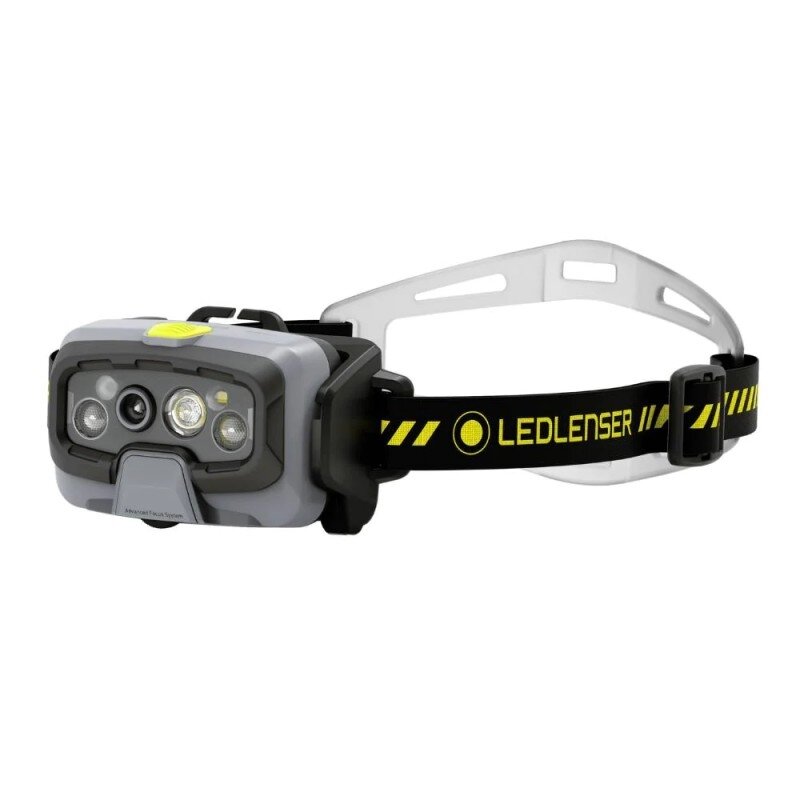 Galvos prožektorius LED LENSER HF8R Work, integruotas Bluetooth.