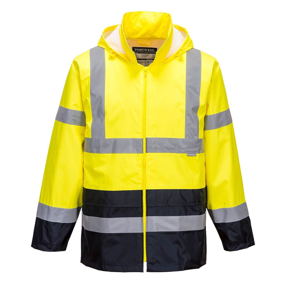 Gero matomumo kontrastingų spalvų PORTWEST H443 striukė nuo lietaus 16
