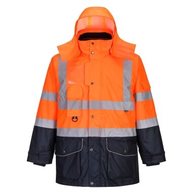 Gero matomumo 7 viename kontrastinga kelininko striukė Portwest S426 Gero matomumo 7 viename kontrastinga kelininko striukė Portwest S426