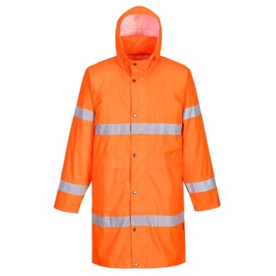 Gero matomumo PORTWEST H442 apsiaustas nuo lietaus 100 cm Gero matomumo PORTWEST H442 apsiaustas nuo lietaus 100 cm