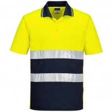 Lengvo svorio kontrastiniai Polo marškinėliai Portwest S175