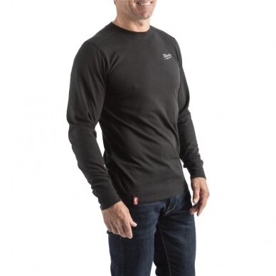 Hibridiniai marškinėliai ilgomis rankovėmis MILWAUKEE, juodi 3