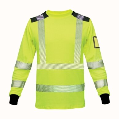 Gerai matomi BoSafety TS-RICOLONG-C3-0400 Hi-vis marškinėliai ilgomis rankovėmis Gerai matomi BoSafety TS-RICOLONG-C3-0400 Hi-vis marškinėliai ilgomis rankovėmis