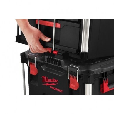 Įrankių dėžė su 2 stalčiais MILWAUKEE Packout 4