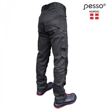 Darbo kelnės PESSO KDSTRETCHP stretch, pilkos Darbo kelnės PESSO KDSTRETCHP stretch, pilkos